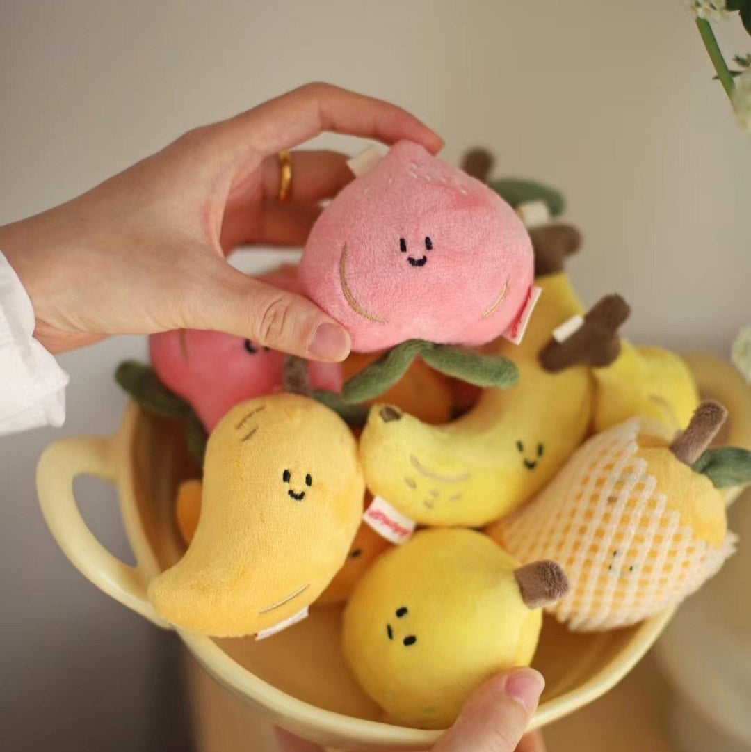 Daily White - Peach Bag Charm