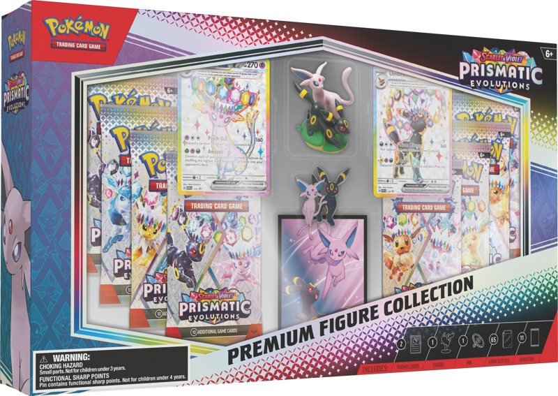 Pokémon TCG – Scarlet & Violet – Prismatic Evolutions – Premium Figure Collection