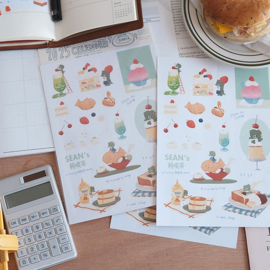 A Gator Life - Gator Japanese Desserts Sticker