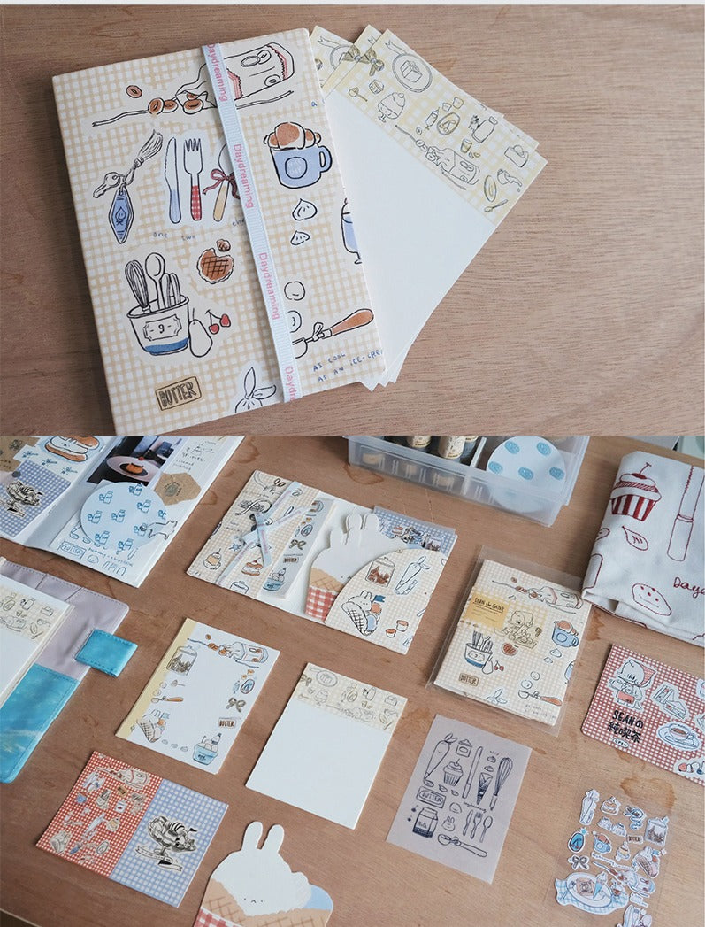 A Gator Life - Cream Bunny Journal Material Pack