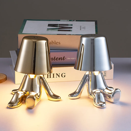 Muse Thinker Little Man Rechargeable Table Lamp | Premium Quality