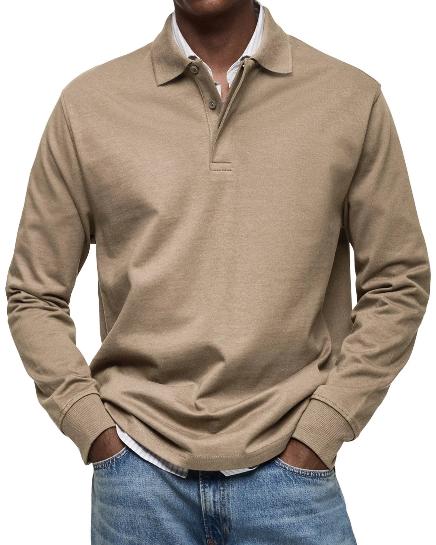 Optew Luxury Long Sleeve Polo
