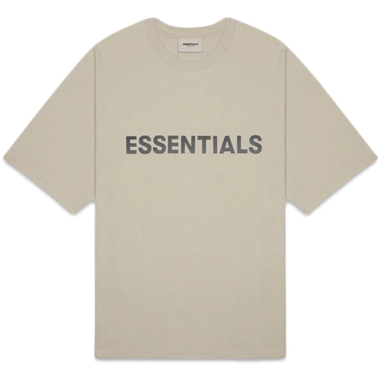Fear of God Essentials Boxy Applique Logo T-Shirt SS20 - Olive/Khaki