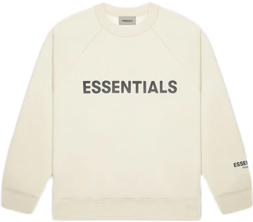 Fear of God Essentials Applique Logo Crewneck SS20 - Butter
