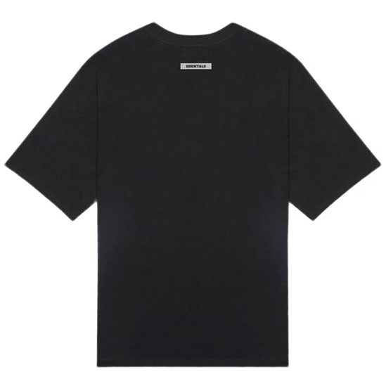 Fear of God Essentials 3D Silicon Applique Boxy T-Shirt SS20 - Limo/Black