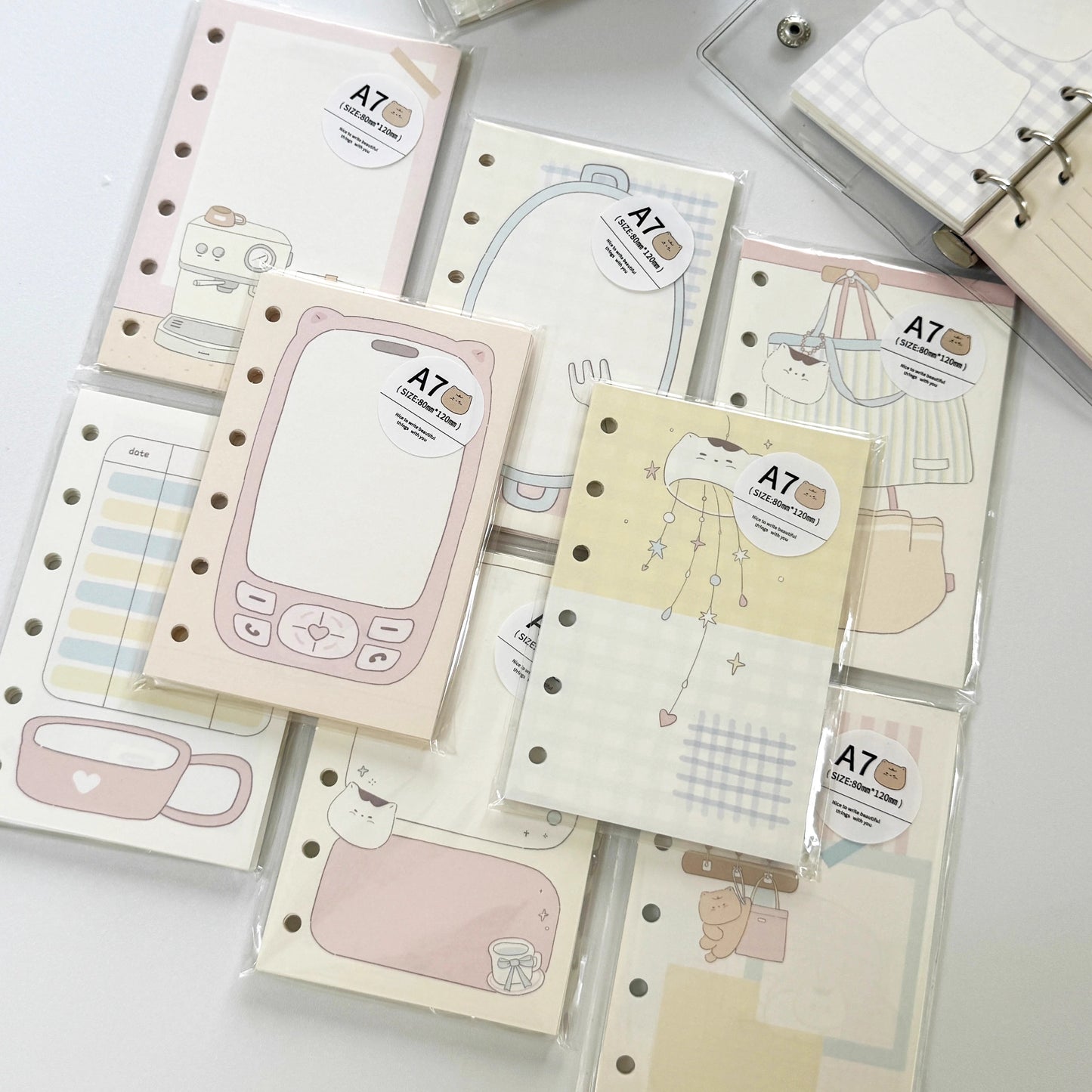 Hello Cat - A7 Size Kitty Refill Paper