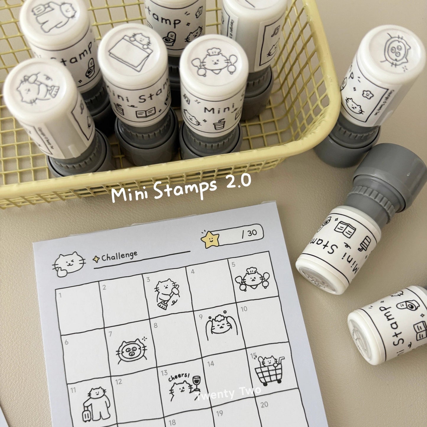 Twenty Two - Mini Portable Photosensitive Seal 2.0