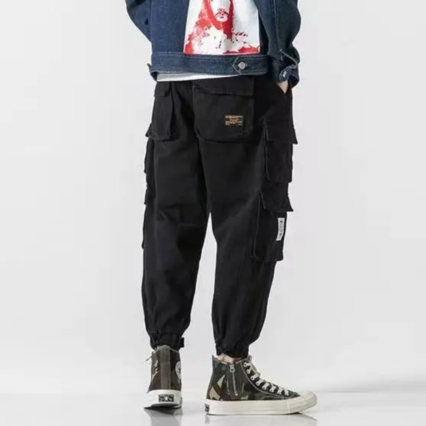 Optew Men’s Tapered Cargo Pants
