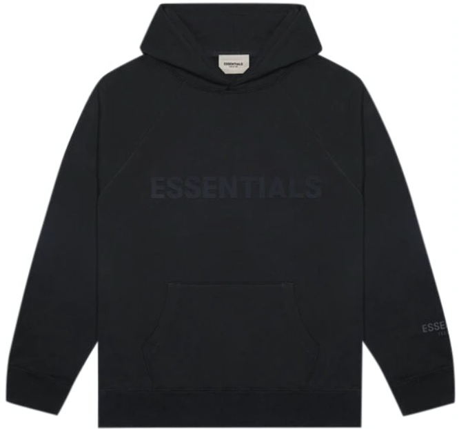 (SALE) Fear of God Essentials Hoodie SS21 - Black