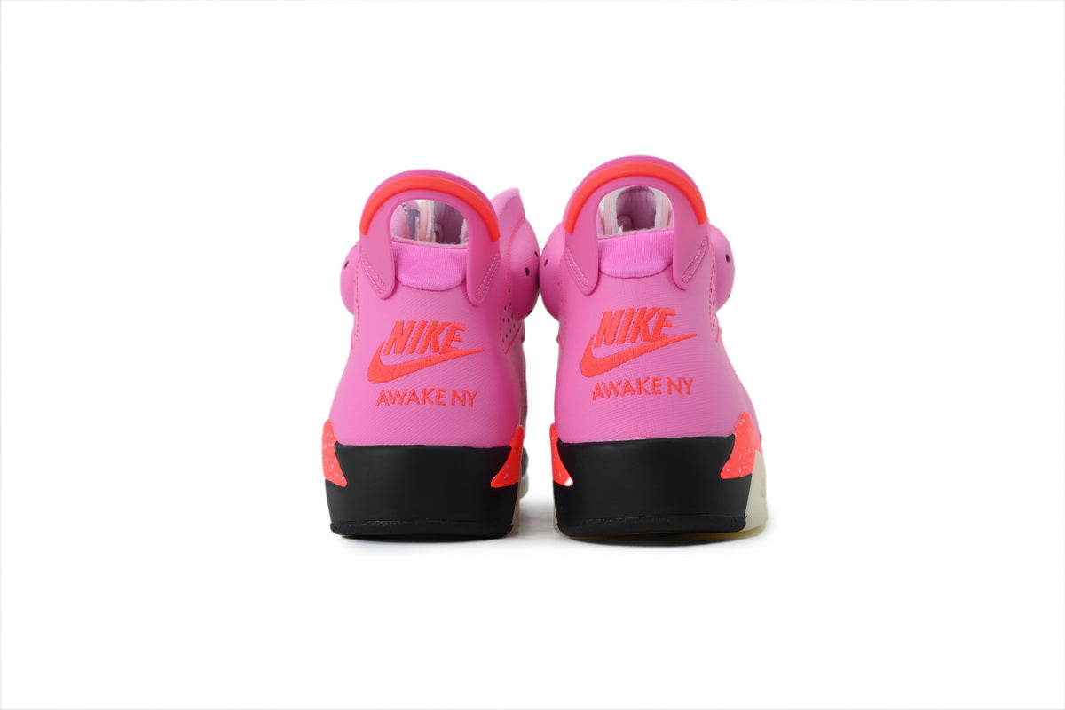 Awake NY x Air Jordan 6 Retro 'Playful Pink Infrared' Sneakers