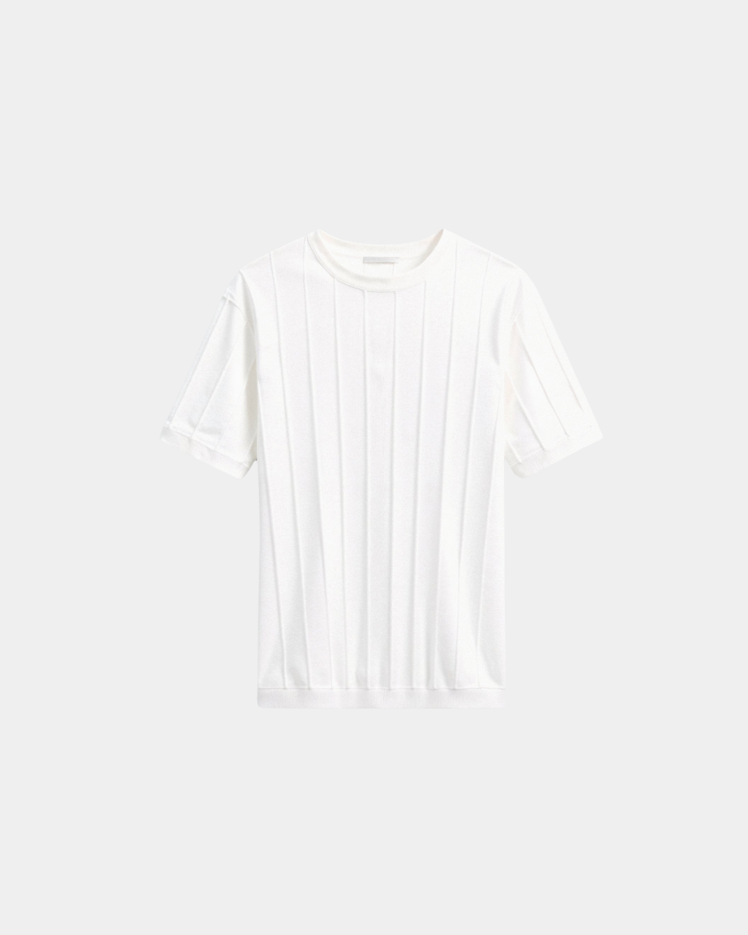 Optew Men’s Ribbed Knit Short Sleeve Shirt