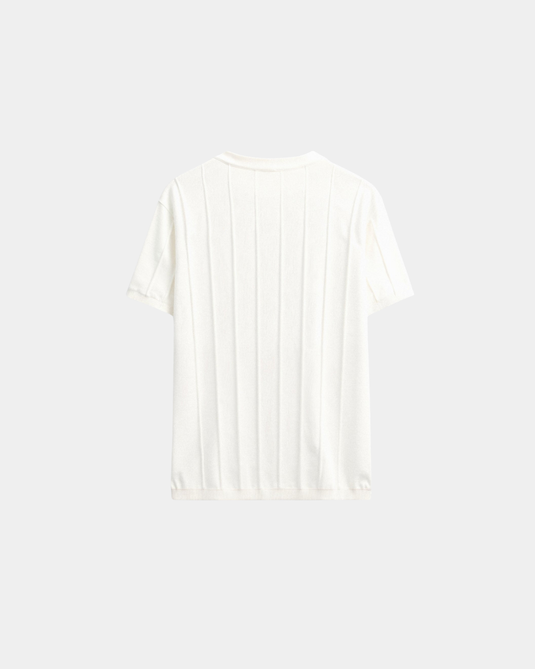 Optew Men’s Ribbed Knit Short Sleeve Shirt