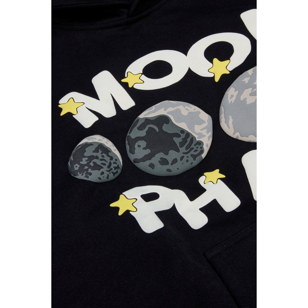 Broken Planet Moon Phases Hoodie - Midnight Black