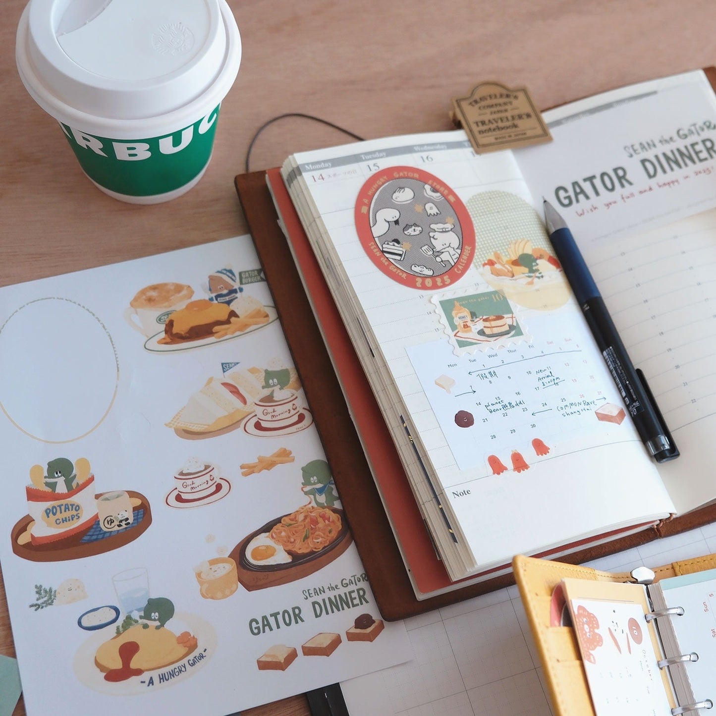 A Gator Life - Gator Japanese Desserts Sticker