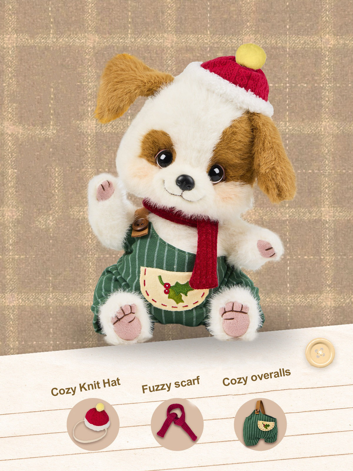 Bobo Nuts - Nino Puppy Plush Toy