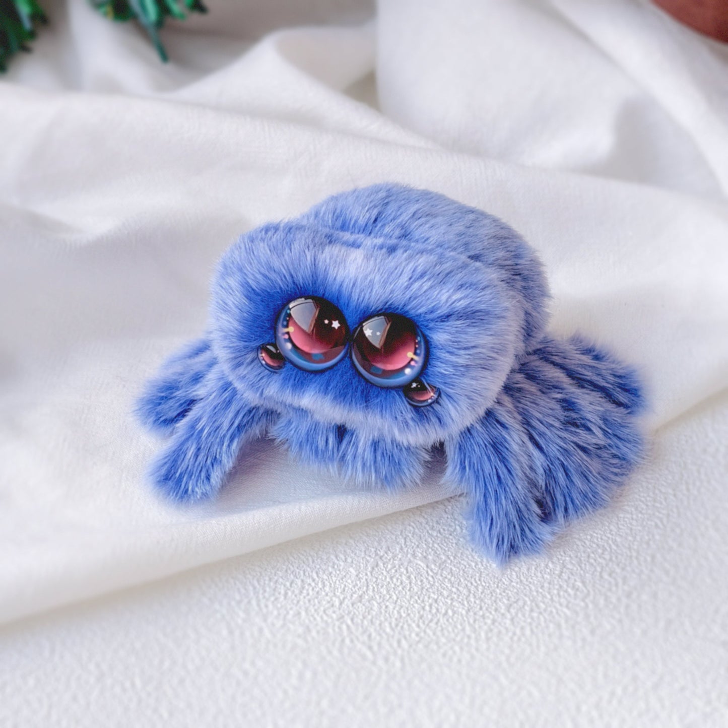 Snowball - Sapphire Blue Spider Plush Toy