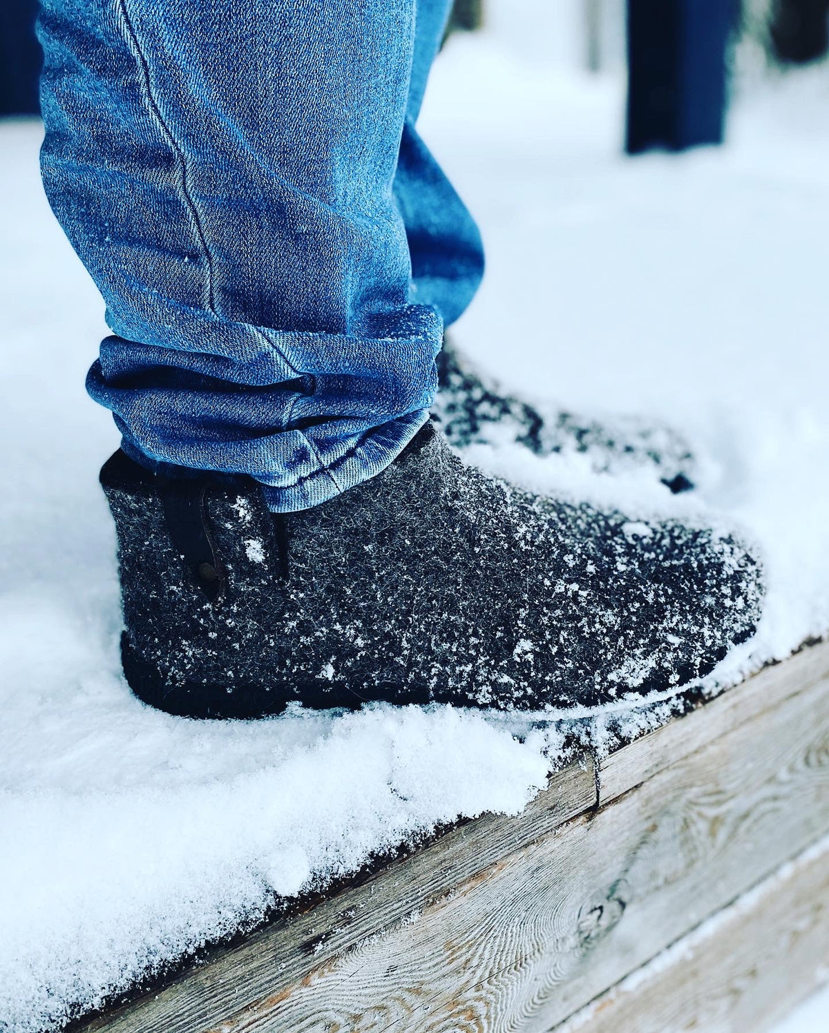 Women's Dark Gray WOOBOOTS Wool Slippers