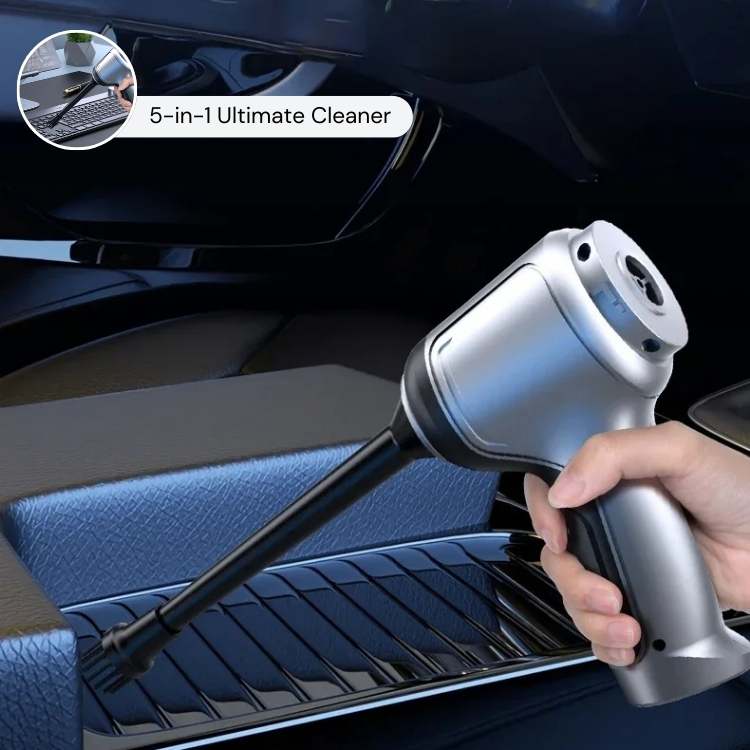 Portable Rechargeable Vacuum for Car and Home Use | Premium Quality