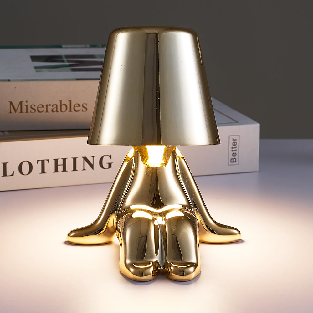 Muse Thinker Little Man Rechargeable Table Lamp | Premium Quality