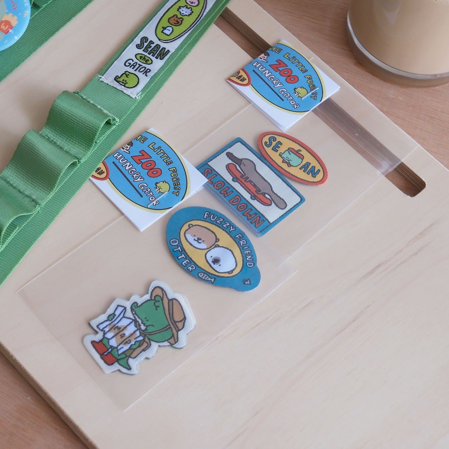 A Gator Life - Embroidered Sean Woven Label Sticker