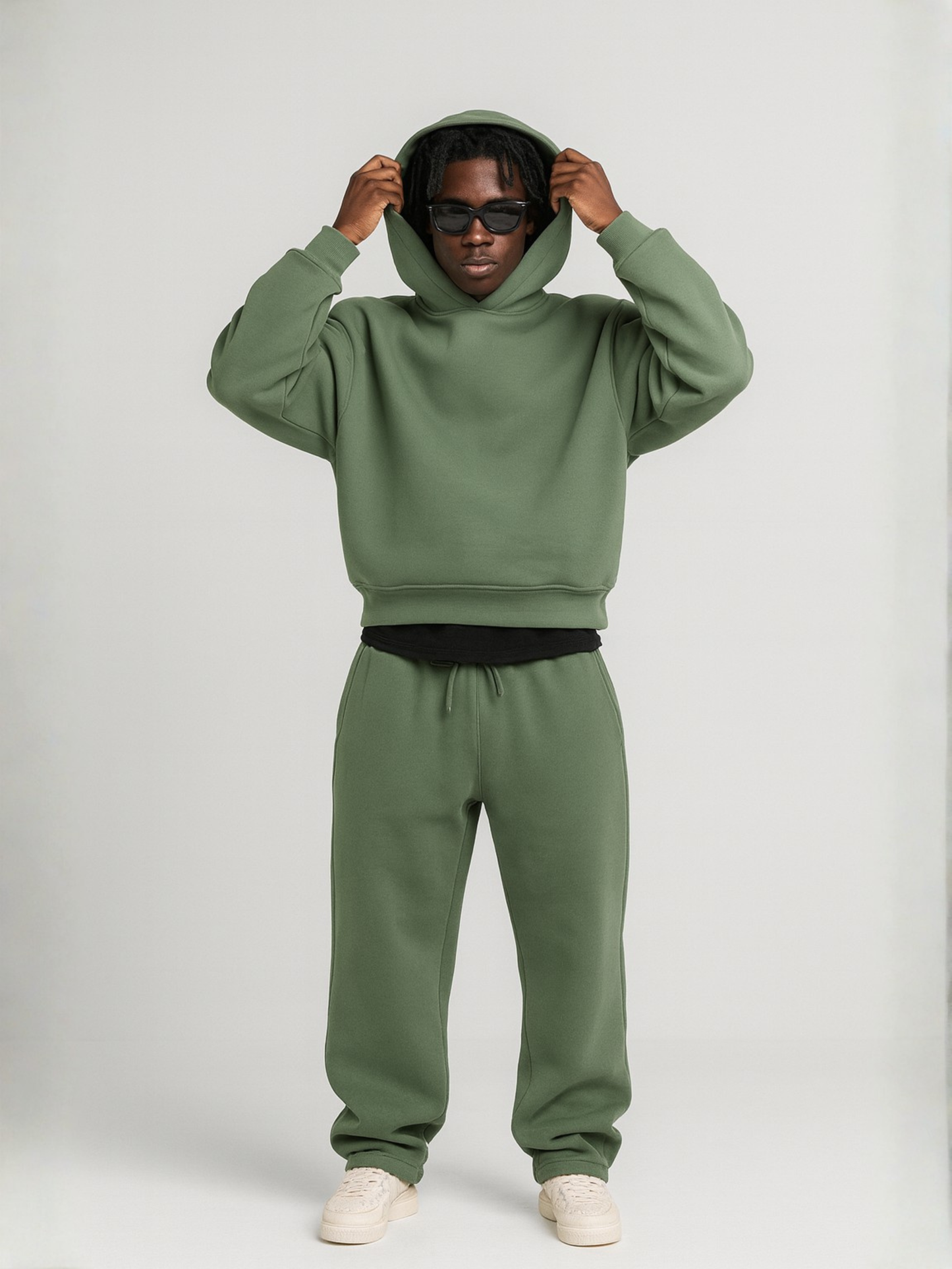 Optew Men’s Oversized Hoodie Jogger Set