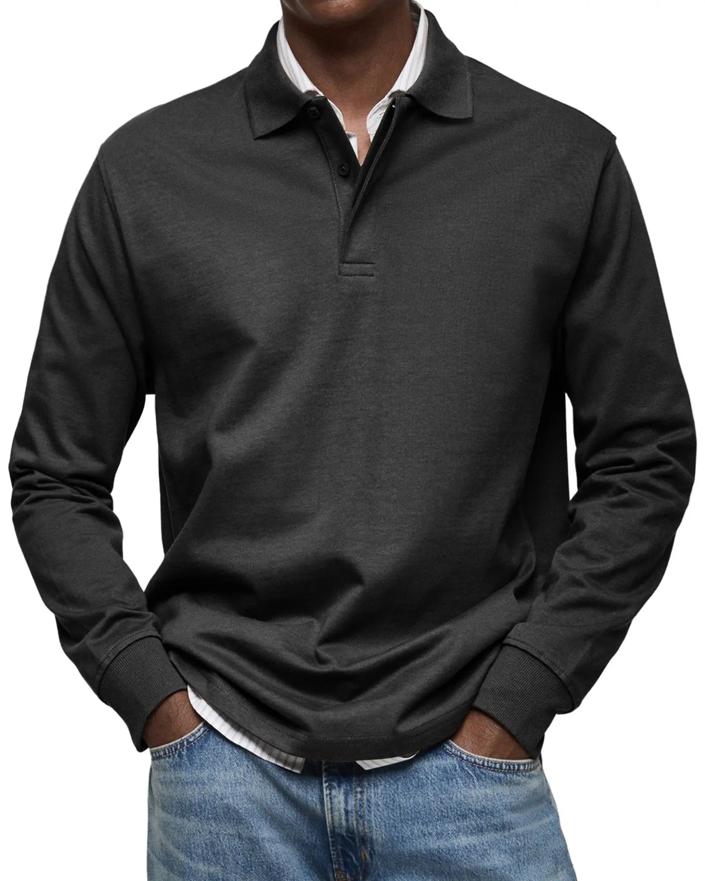 Optew Luxury Long Sleeve Polo