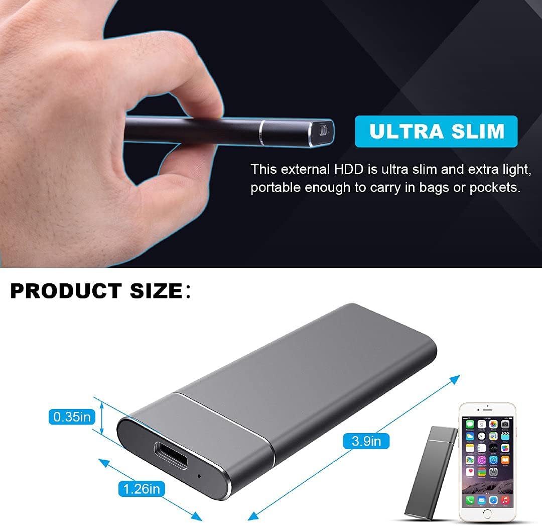 Large 8TB USB Portable Storage Drive | Premium Quality