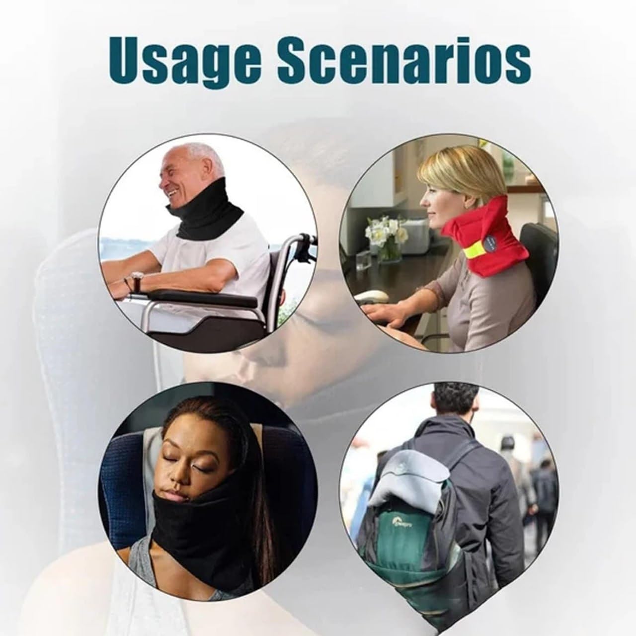 Soft Portable Neck Rest Pillow for Travel Comfort | Premium Quality