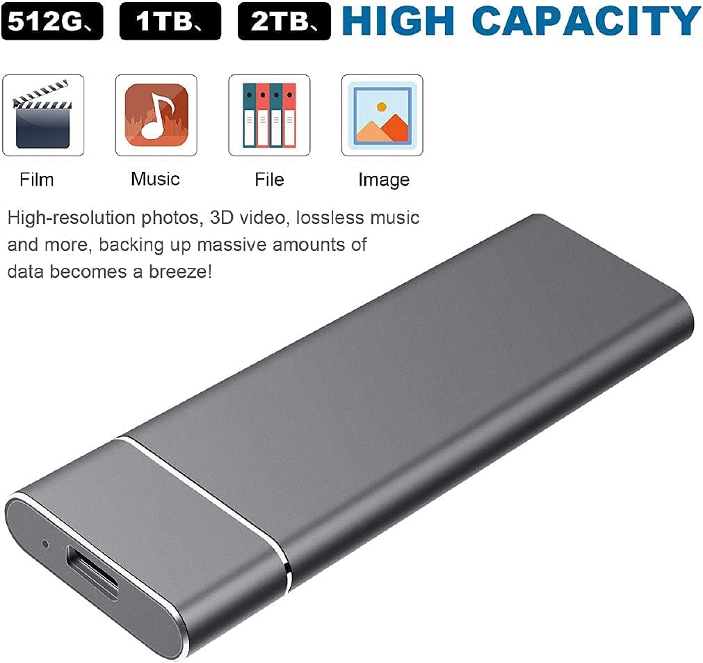 Large 8TB USB Portable Storage Drive | Premium Quality
