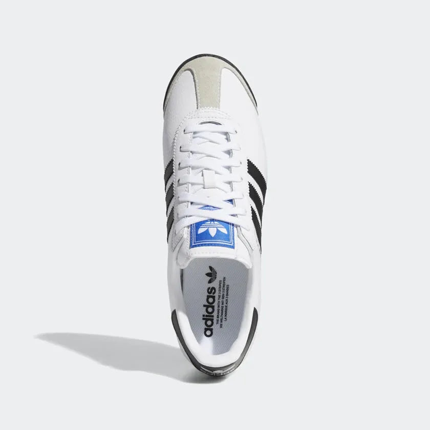 adidas Samoa Men's Leather Trainers White/Black 675033
