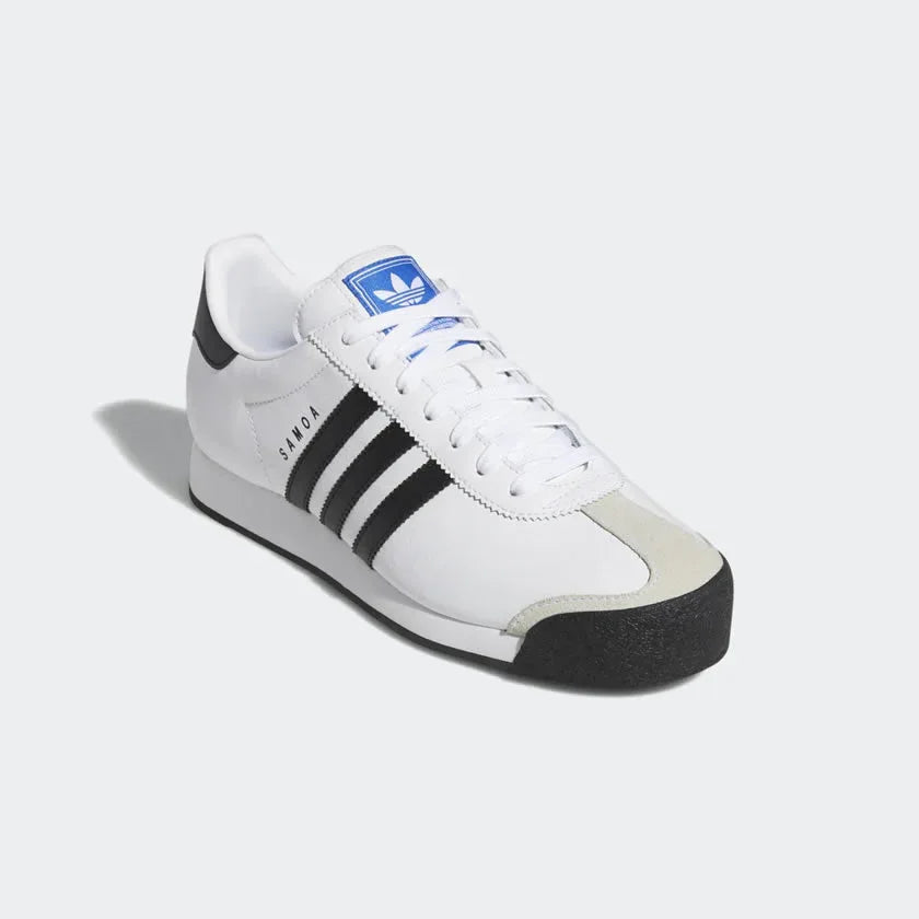 adidas Samoa Men's Leather Trainers White/Black 675033