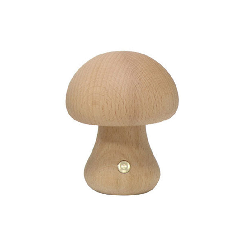 Wooden Vintage Mushroom Table Lamp | Premium Quality