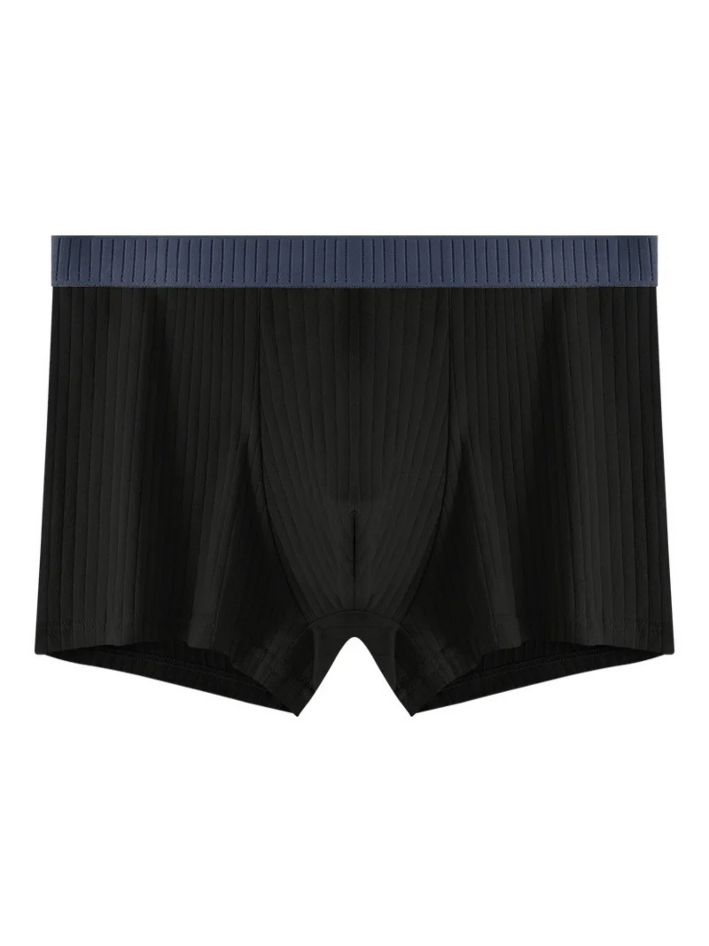 Optew Men Daily Wear Boxer Briefs Ribbed Cotton Blend