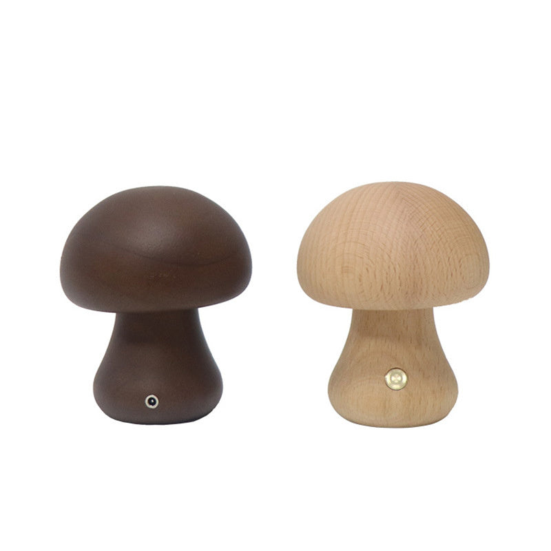 Wooden Vintage Mushroom Table Lamp | Premium Quality