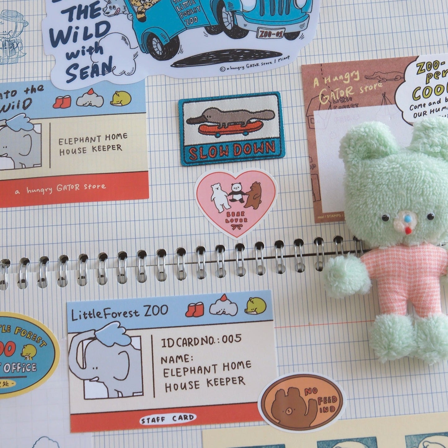 A Gator Life - Embroidered Sean Woven Label Sticker