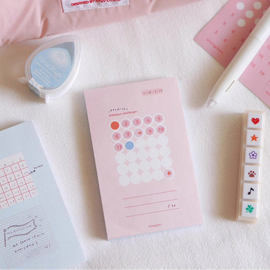 Afterglows - Habit Tracker Memo Note Pad