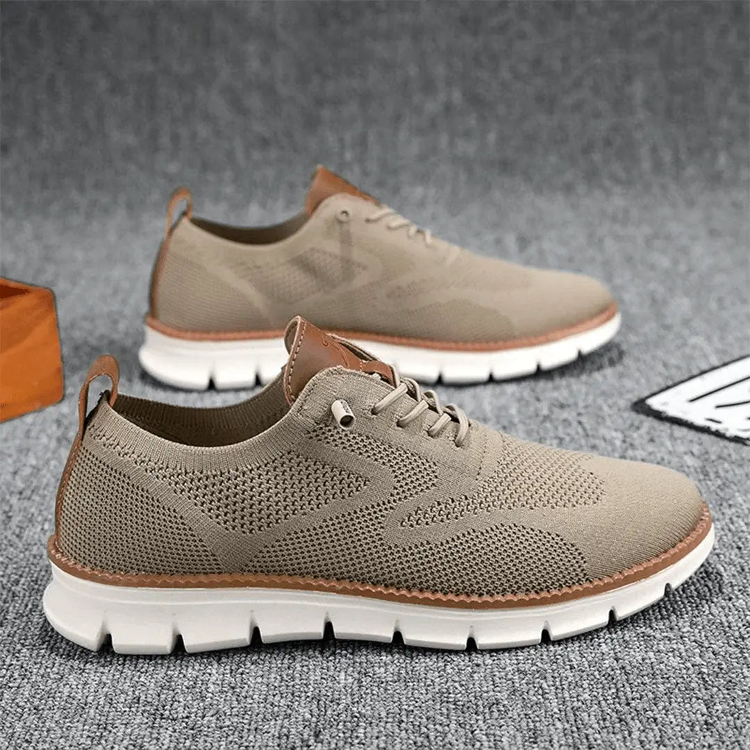 Optew Men’s Ultra-Cushioned Breathable Knit Sneakers