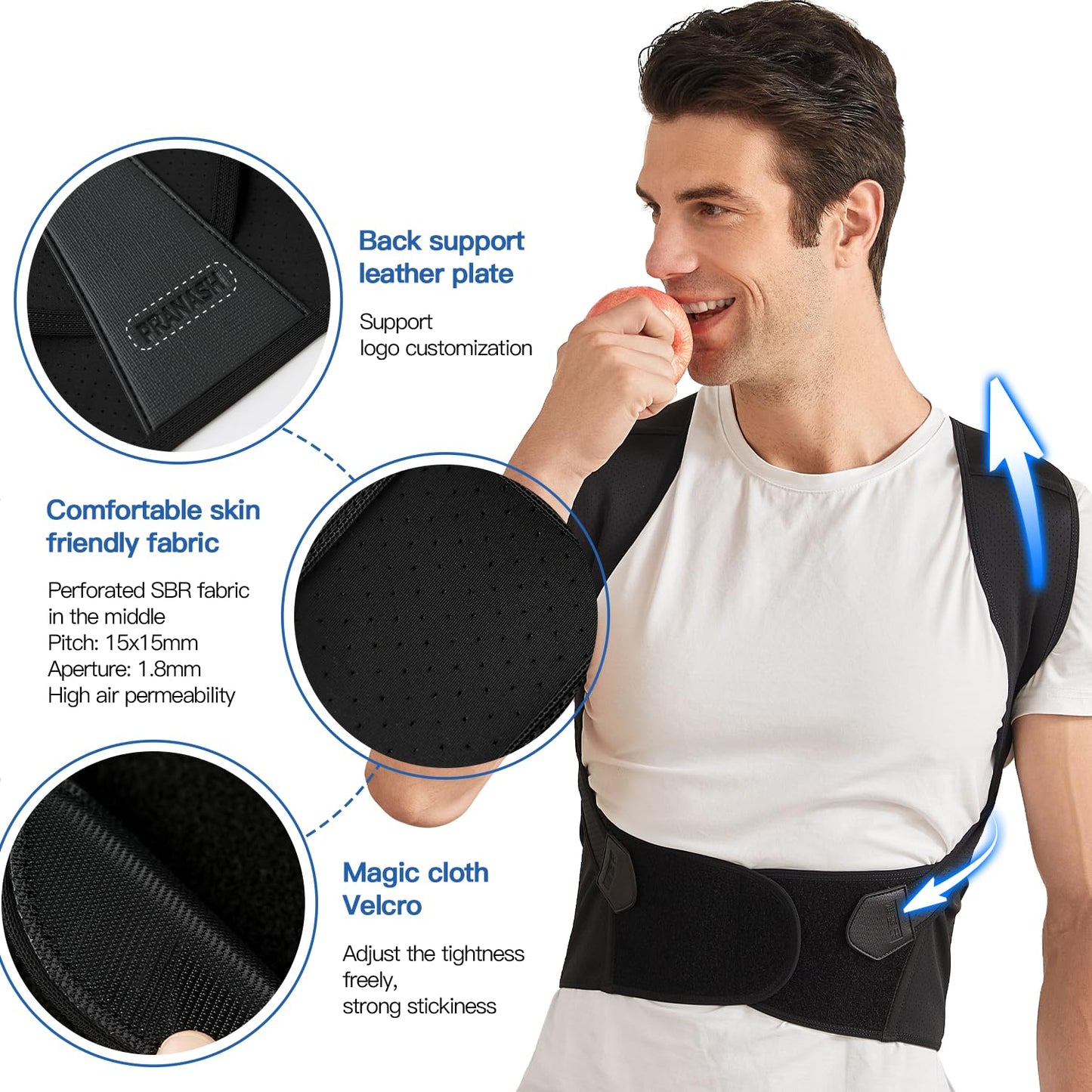Comfortable Back Support Brace for Improved Posture Adjustment | Premium Quality