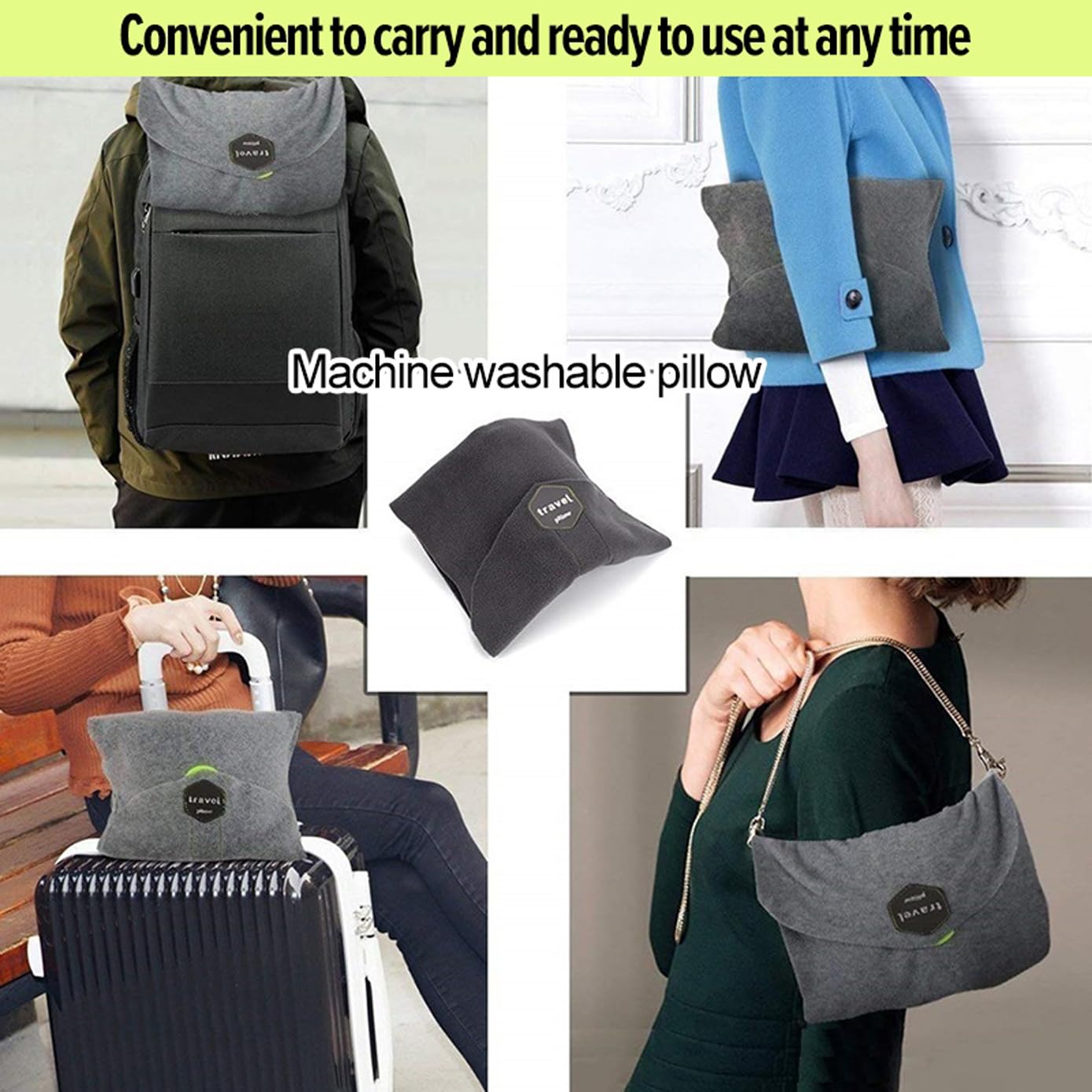 Soft Portable Neck Rest Pillow for Travel Comfort | Premium Quality