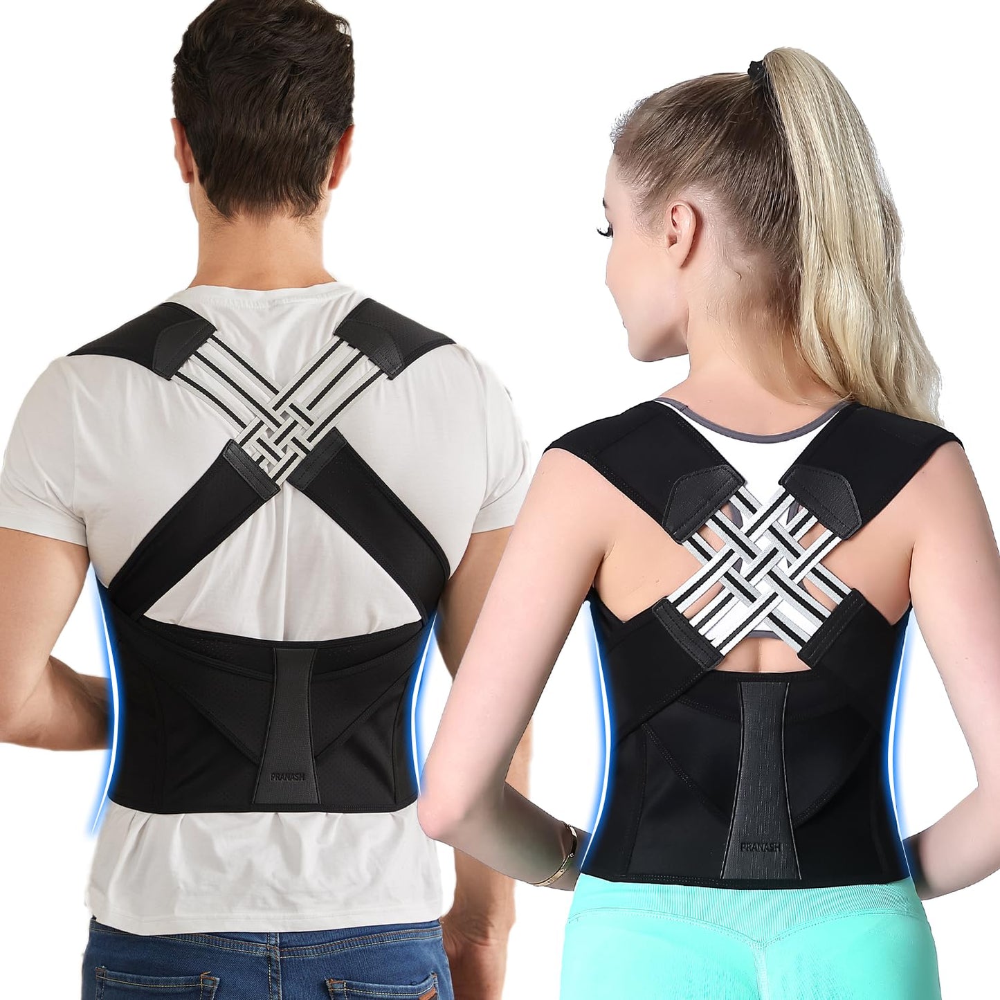 Comfortable Back Support Brace for Improved Posture Adjustment | Premium Quality
