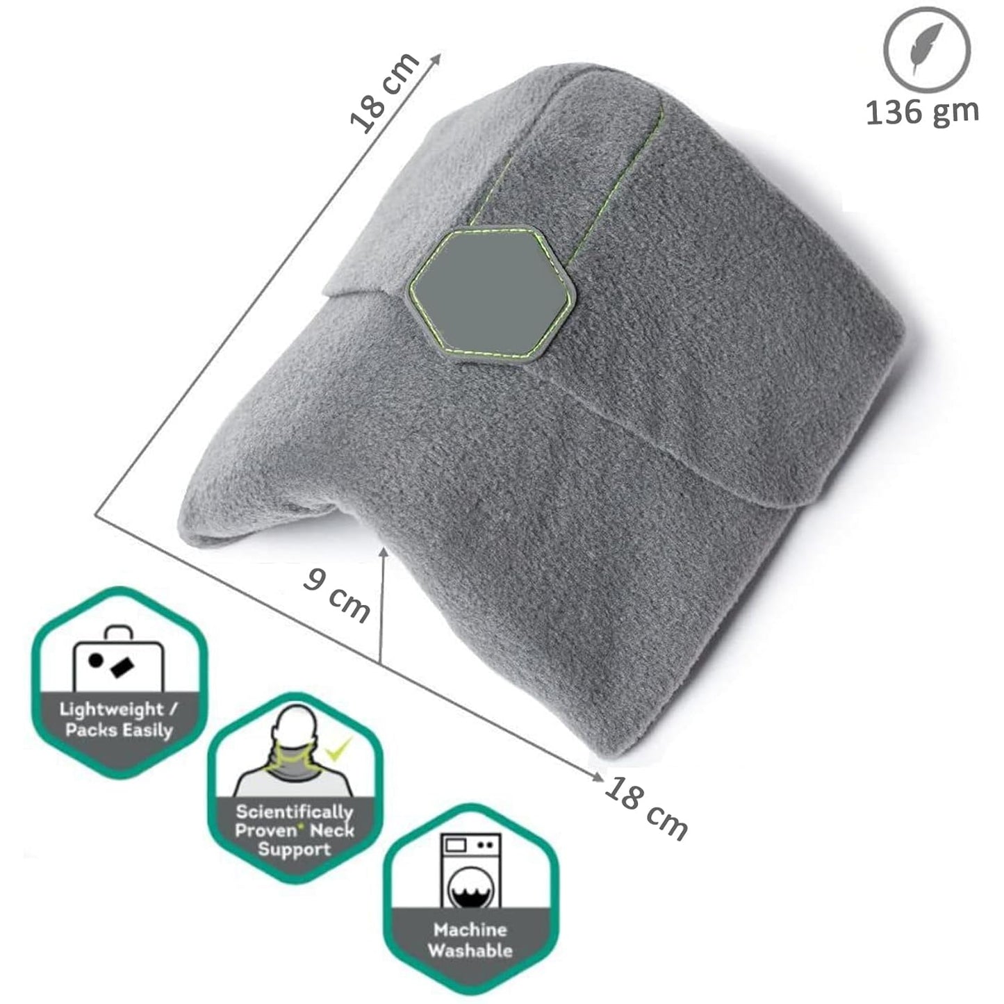 Soft Portable Neck Rest Pillow for Travel Comfort | Premium Quality