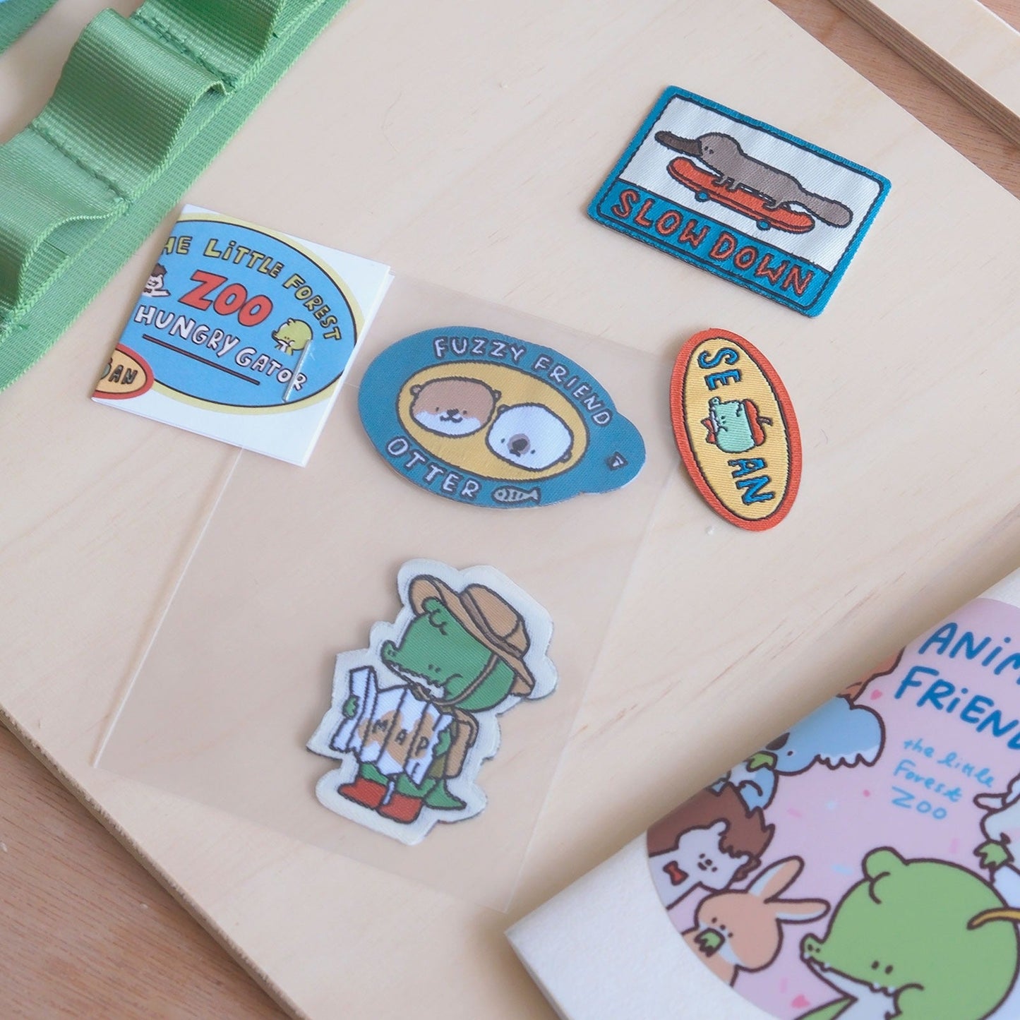 A Gator Life - Embroidered Sean Woven Label Sticker