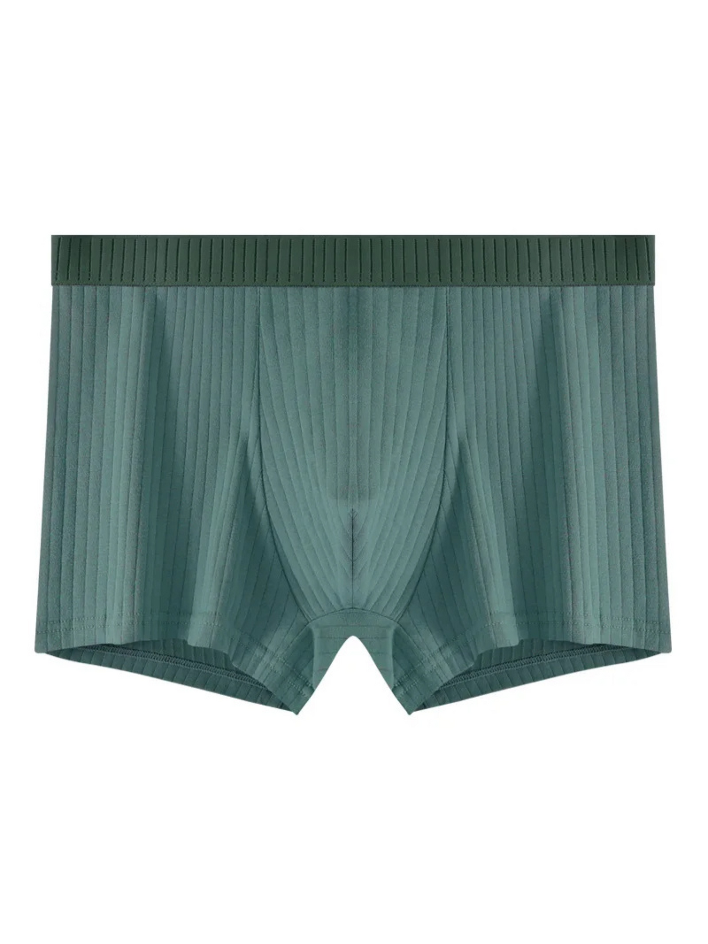 Optew Men Daily Wear Boxer Briefs Ribbed Cotton Blend