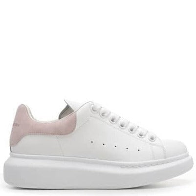 Alexander McQueen Oversized Sneakers - White/Pink Heel