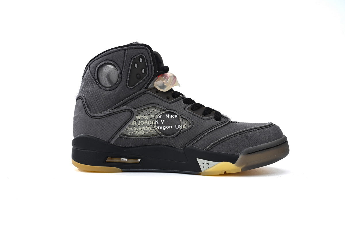 Off-White x Air Jordan 5 Retro SP 'Muslin' Sneakers