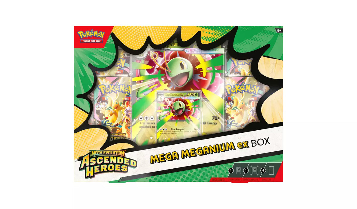 Pokémon TCG – Mega Evolution – Ascended Heroes Mega Meganium ex Box
