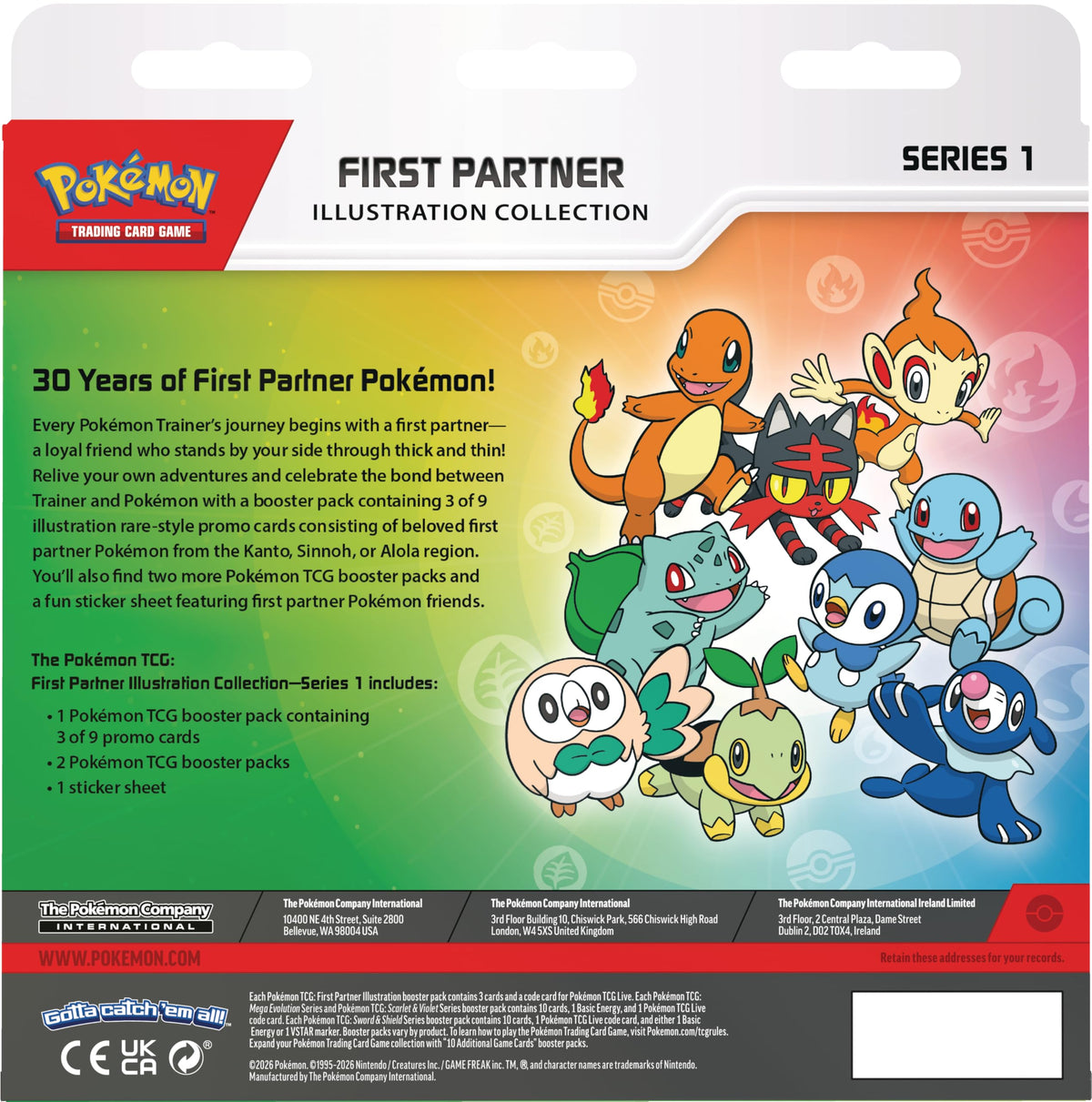 Pokémon TCG – First Partner Illustration Collection, Series 1