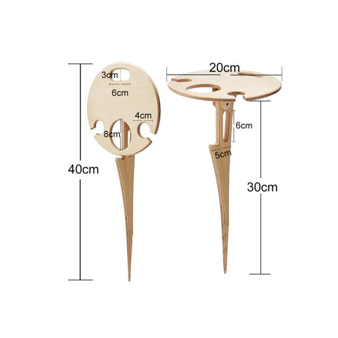 Collapsible Outdoor Drink Table Compact Picnic Holder | Premium Quality