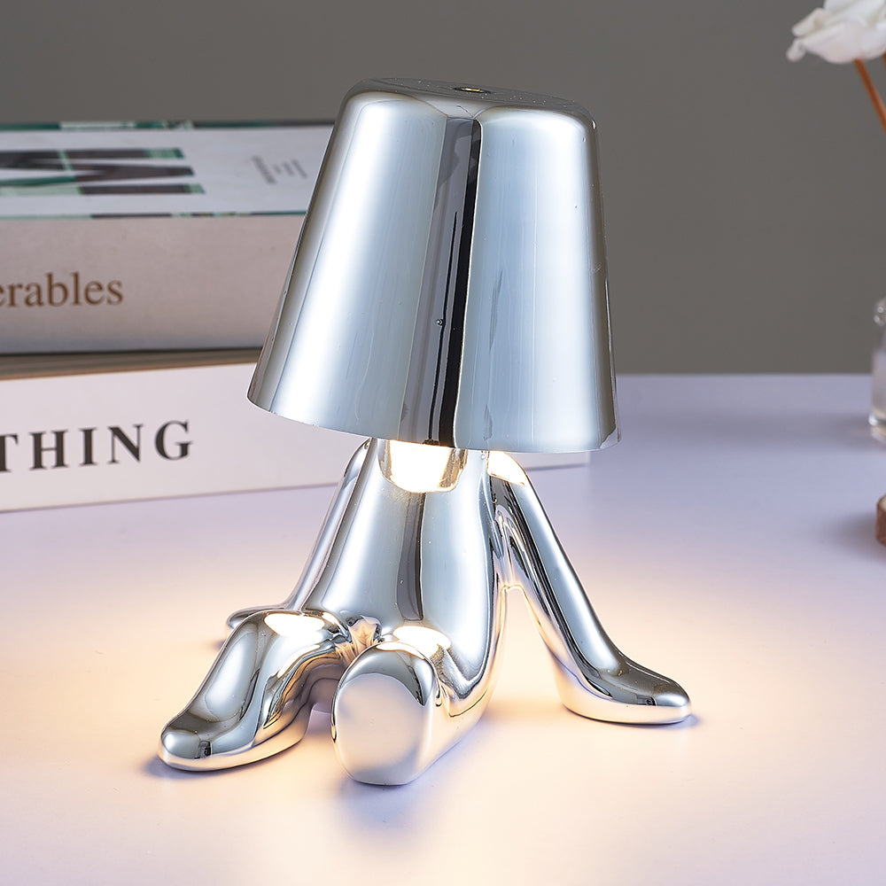 Muse Thinker Little Man Rechargeable Table Lamp | Premium Quality