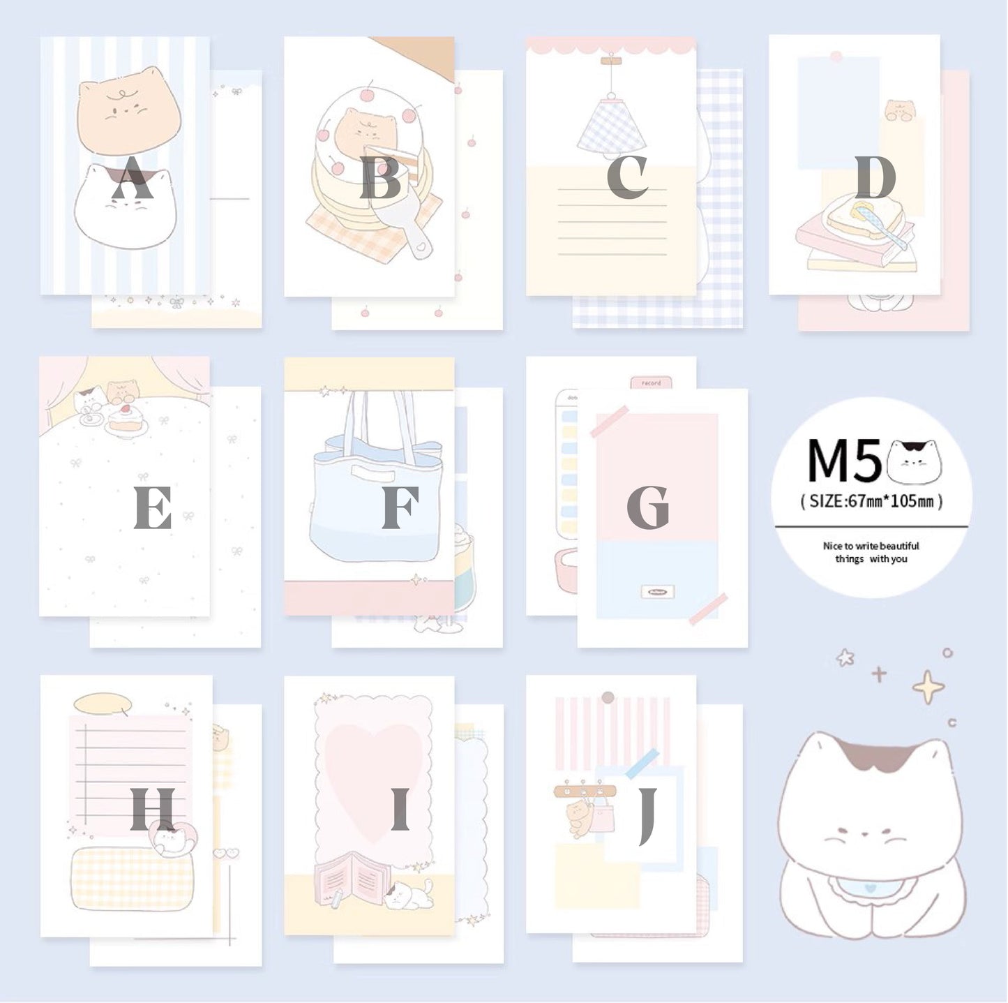 Hello Cat - M5 Mini Size Kitty Refill Paper